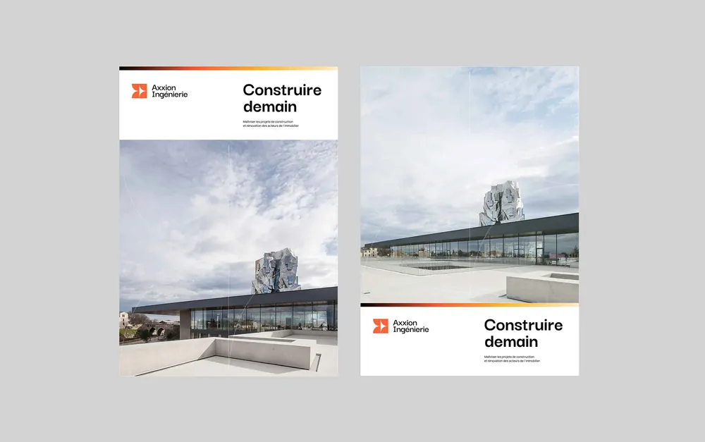 Deux couvertures de brochure « Construire demain ».